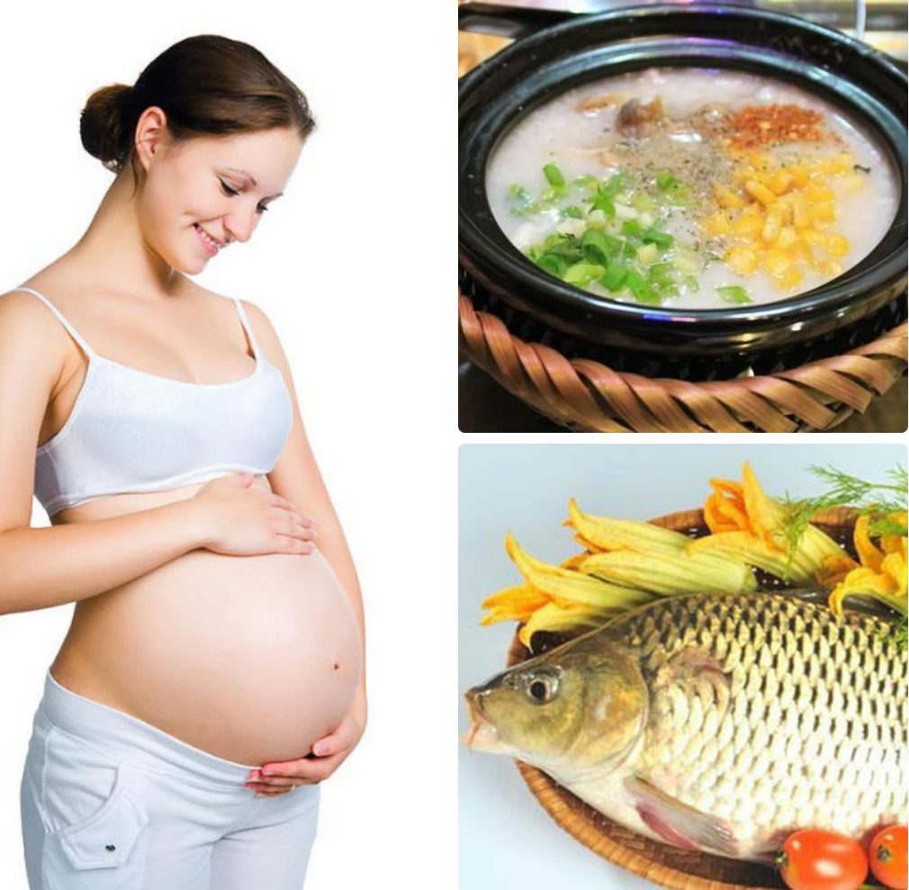 Chế độ ăn trong thai kì chứa cá giúp tránh sinh non