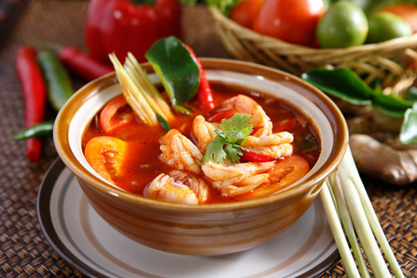 Tom Yum Kung là món súp truyền thống được yêu thích nhất của người Thái